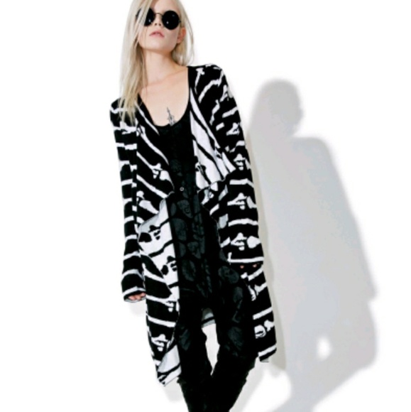 Iron Fist Sweaters - IRON FIST BONE ME CARDIGAN